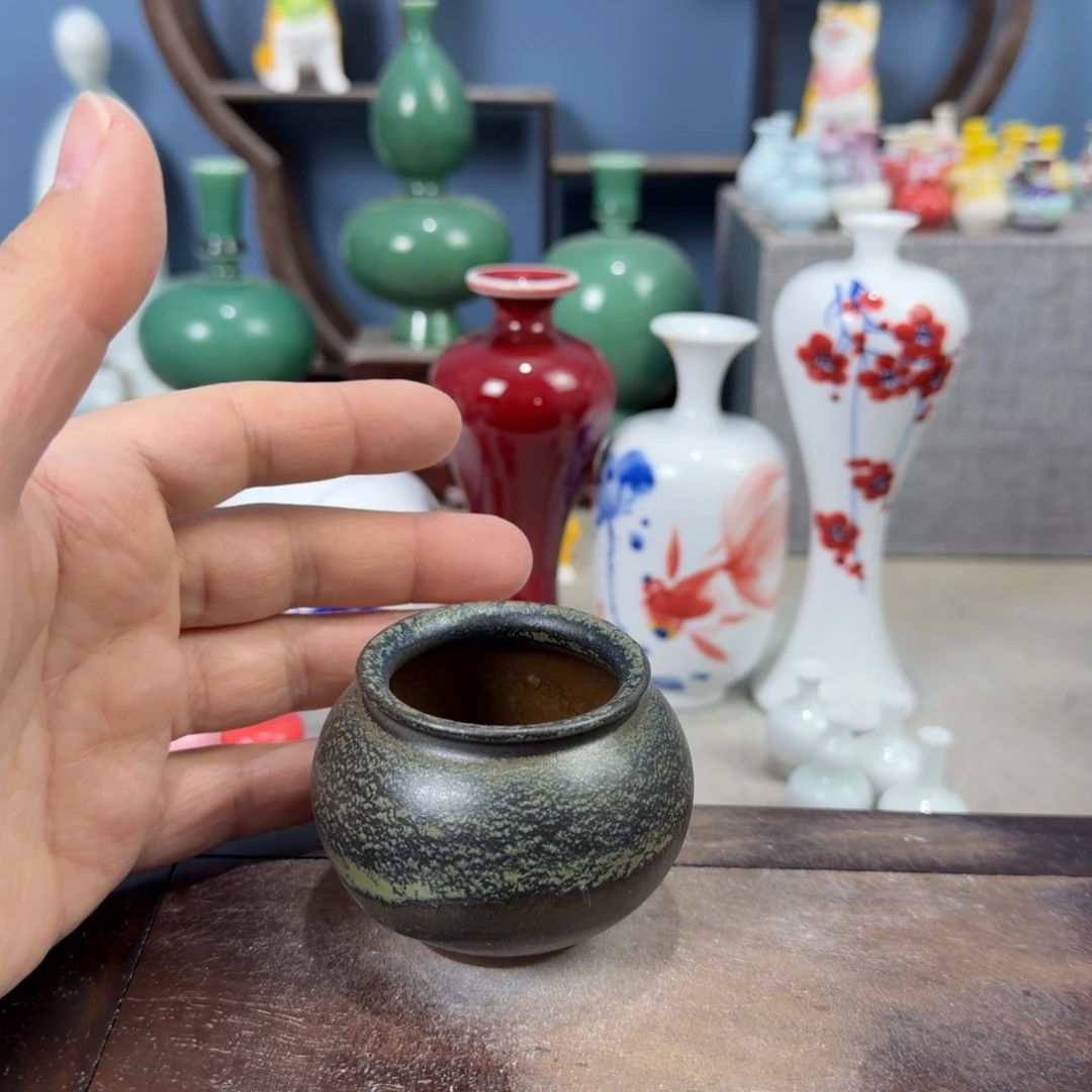 陶瓷手工小花器摆件