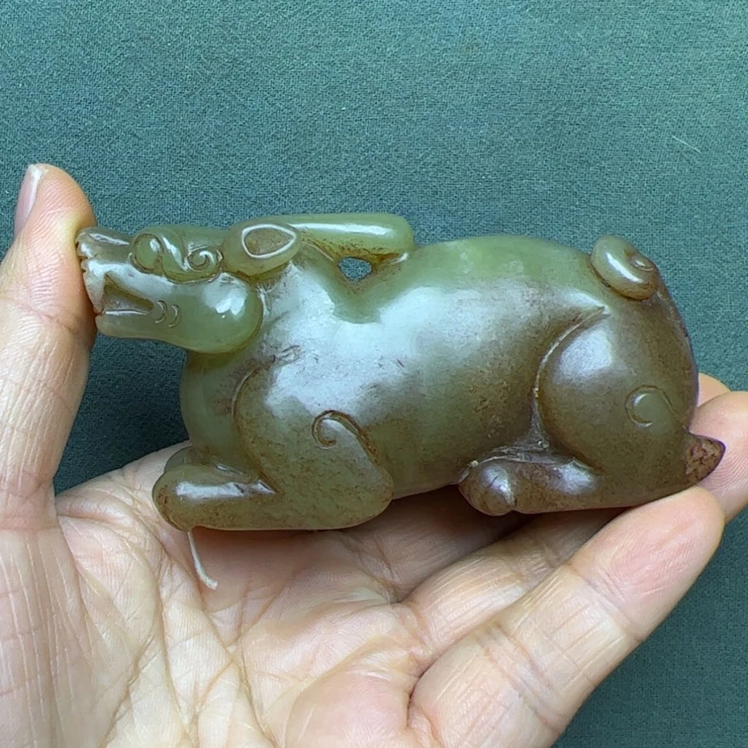 和田玉把件未镶嵌用****3