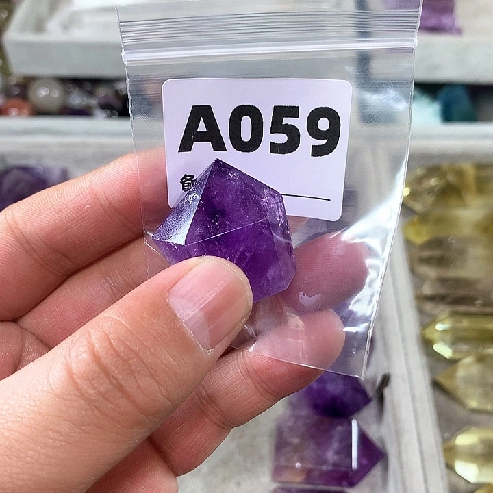 水晶天然水晶柱子A059未镶嵌奶***✨