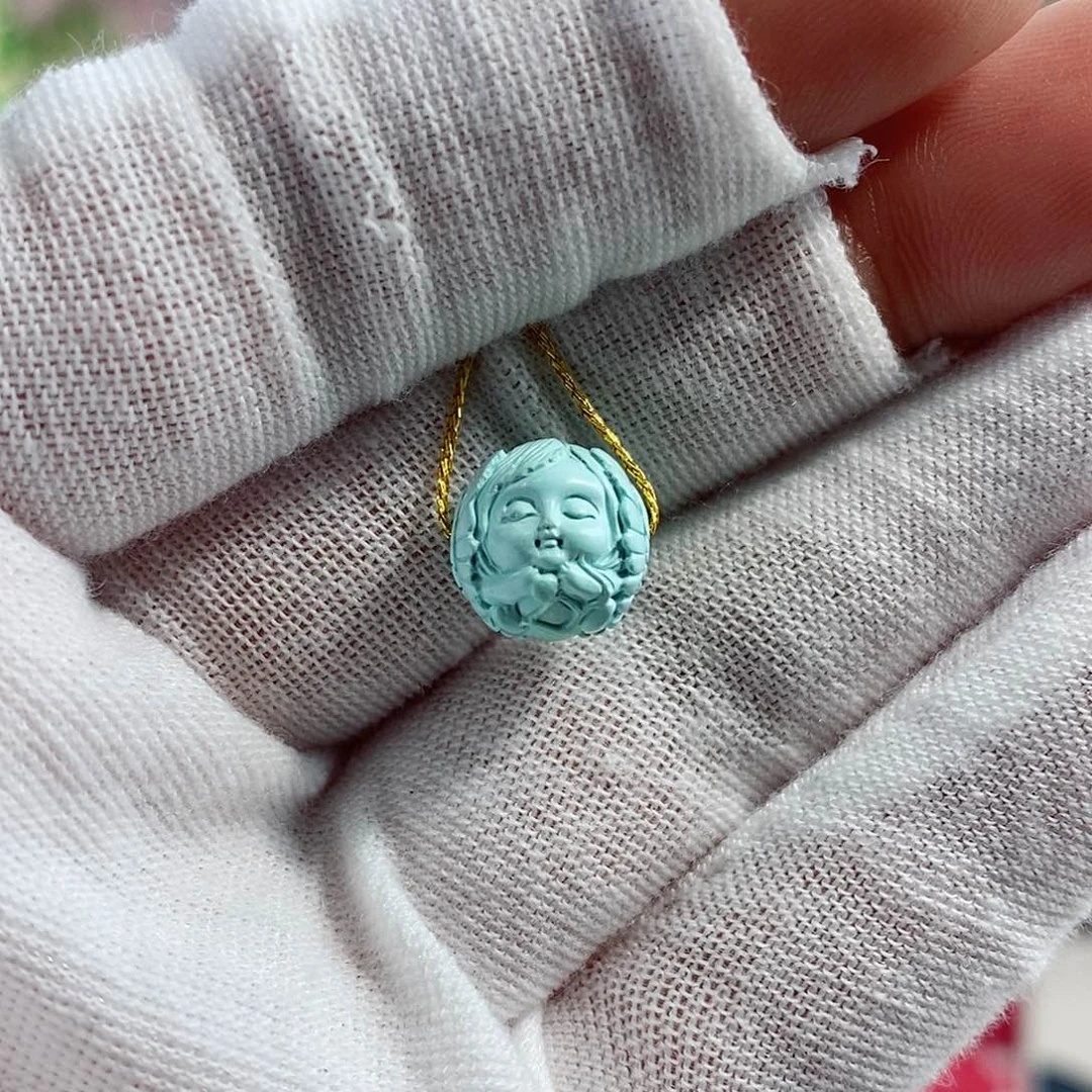 绿松石珠宝奇石未镶嵌