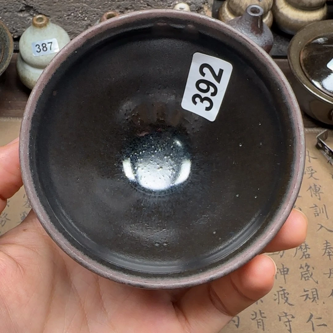 茶盏龙窑柴烧原矿原釉（微瑕）392