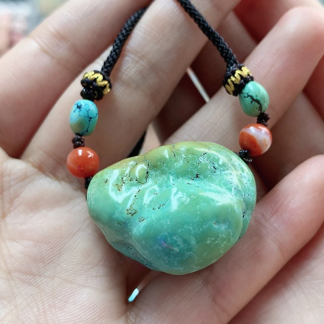 未镶嵌绿松石珠宝奇石