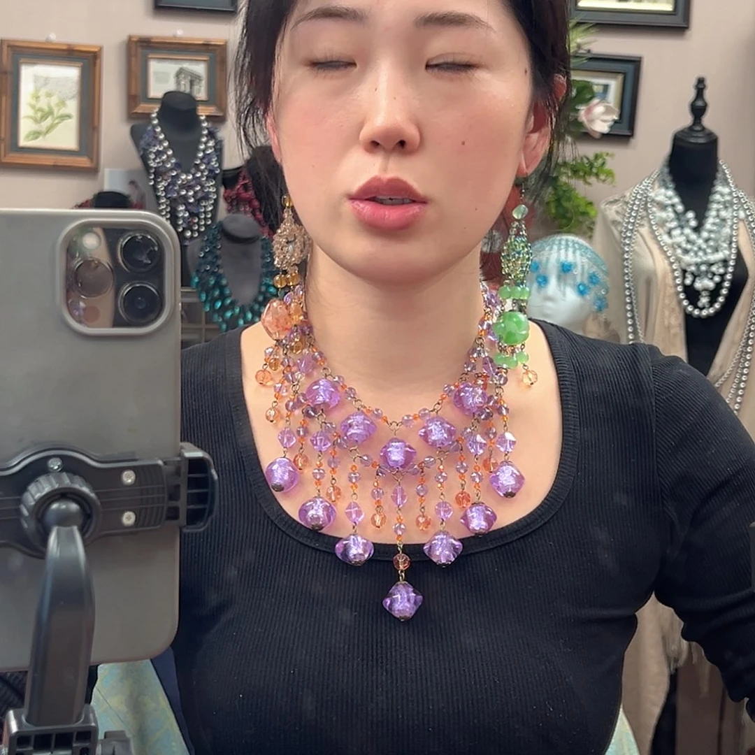 自***约玻璃颈饰编号313 一套