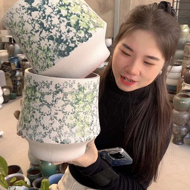 正品口18高21花盆……