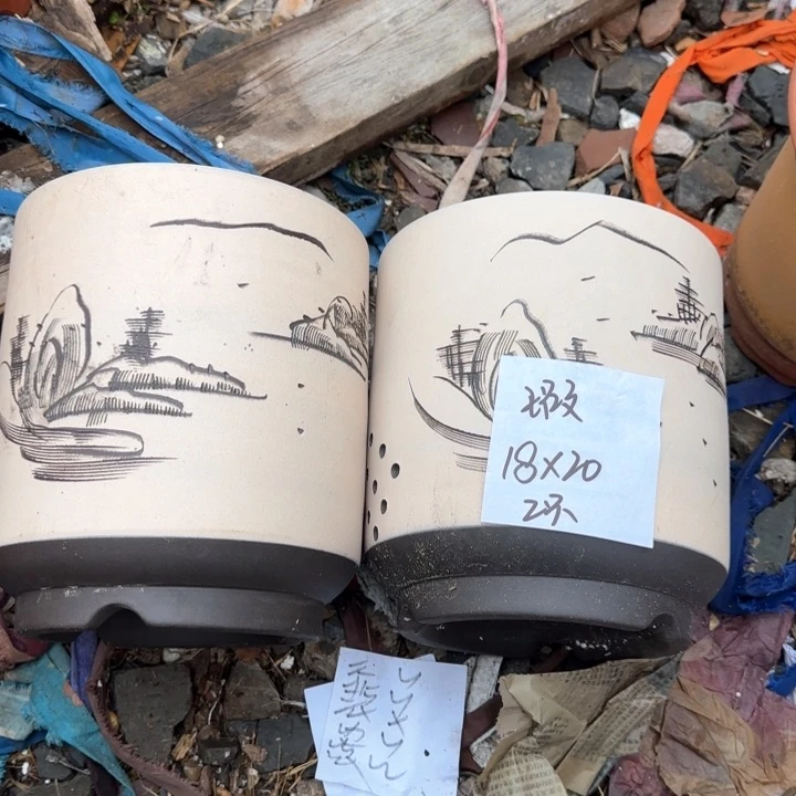 紫砂花盆特价清仓