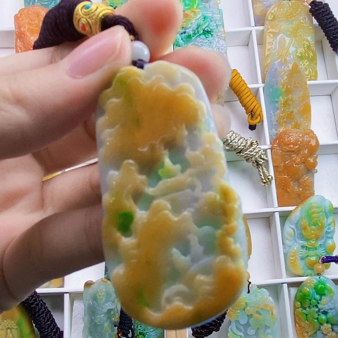 颈饰未镶嵌翡翠翡翠