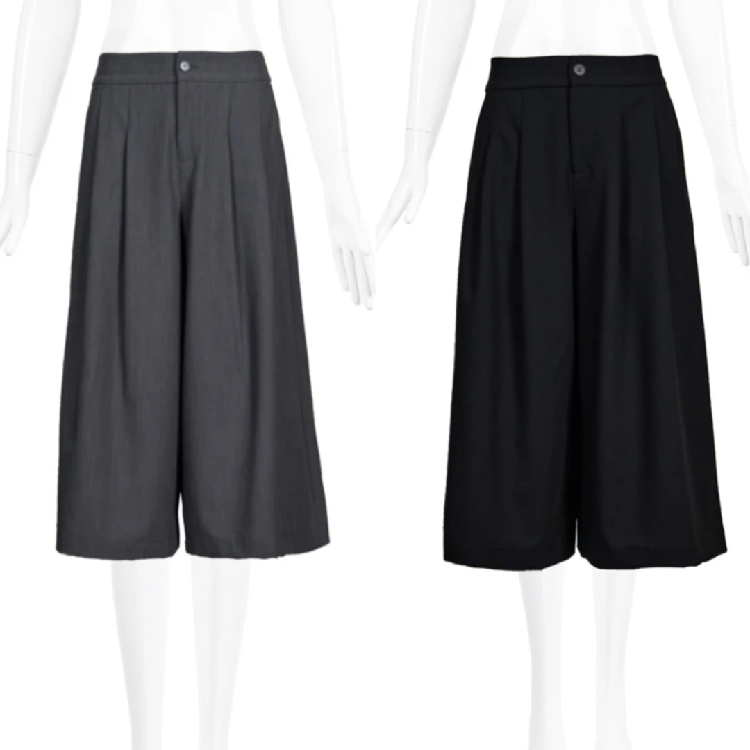 【店铺同款】LIVELY.YAN俪妍 宽松垂顺九分阔腿裤