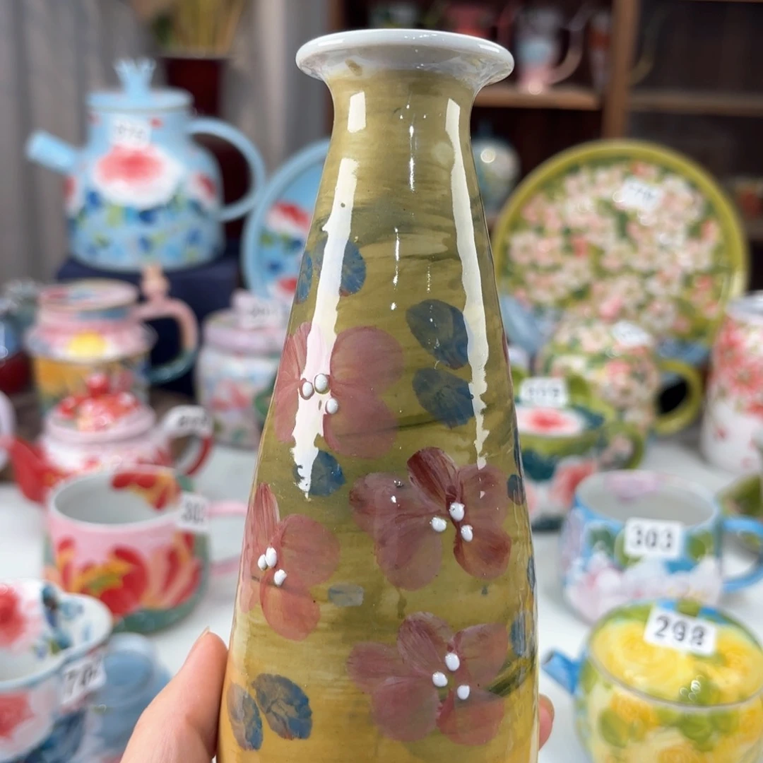 景德镇手绘高温釉下彩陶瓷茶具