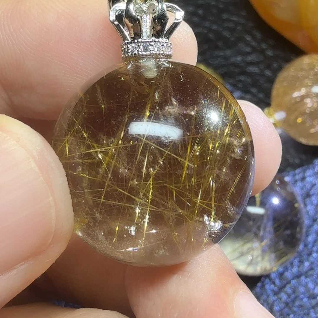 三***郎未镶嵌水晶颈饰天然水晶