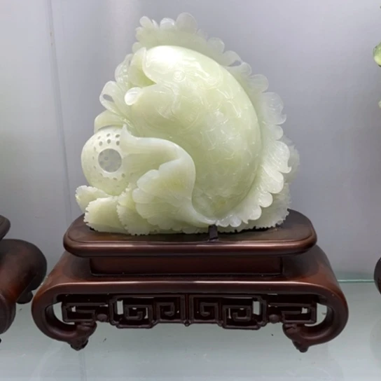 【闪购商品】玉夏**风家居摆件手工雕刻