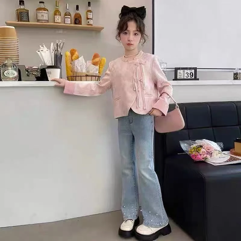 女童外套中国风百搭新款时尚