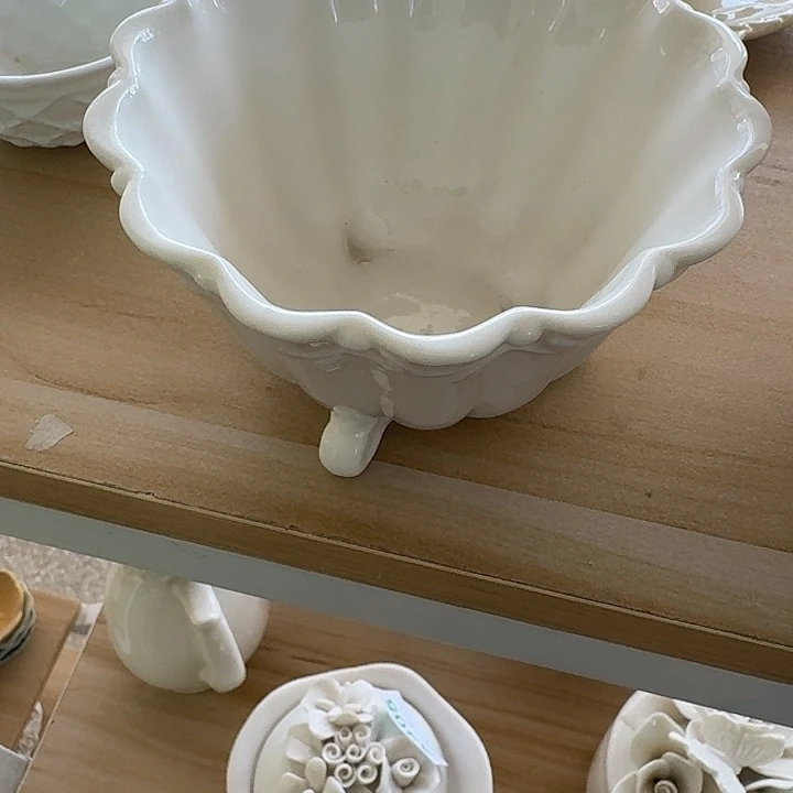 清***雅拍一发二浮雕米饭碗