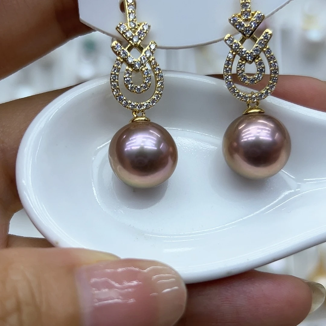 淡水珍珠银S925镶嵌颈饰