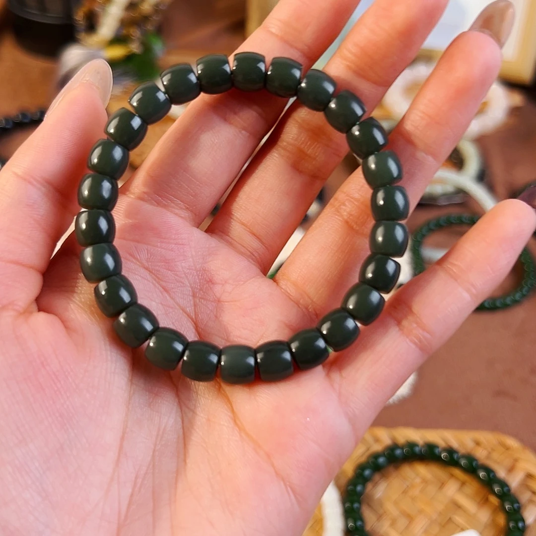 和田玉未镶嵌手串