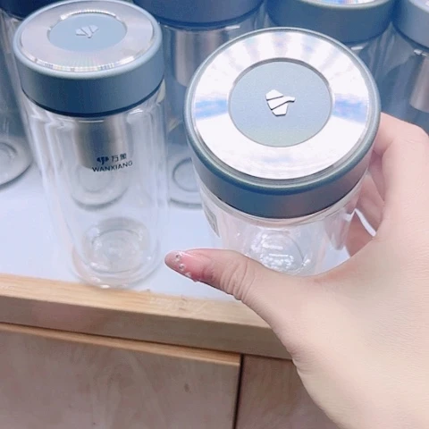 無***心万象玻璃双层V393L，橄榄280