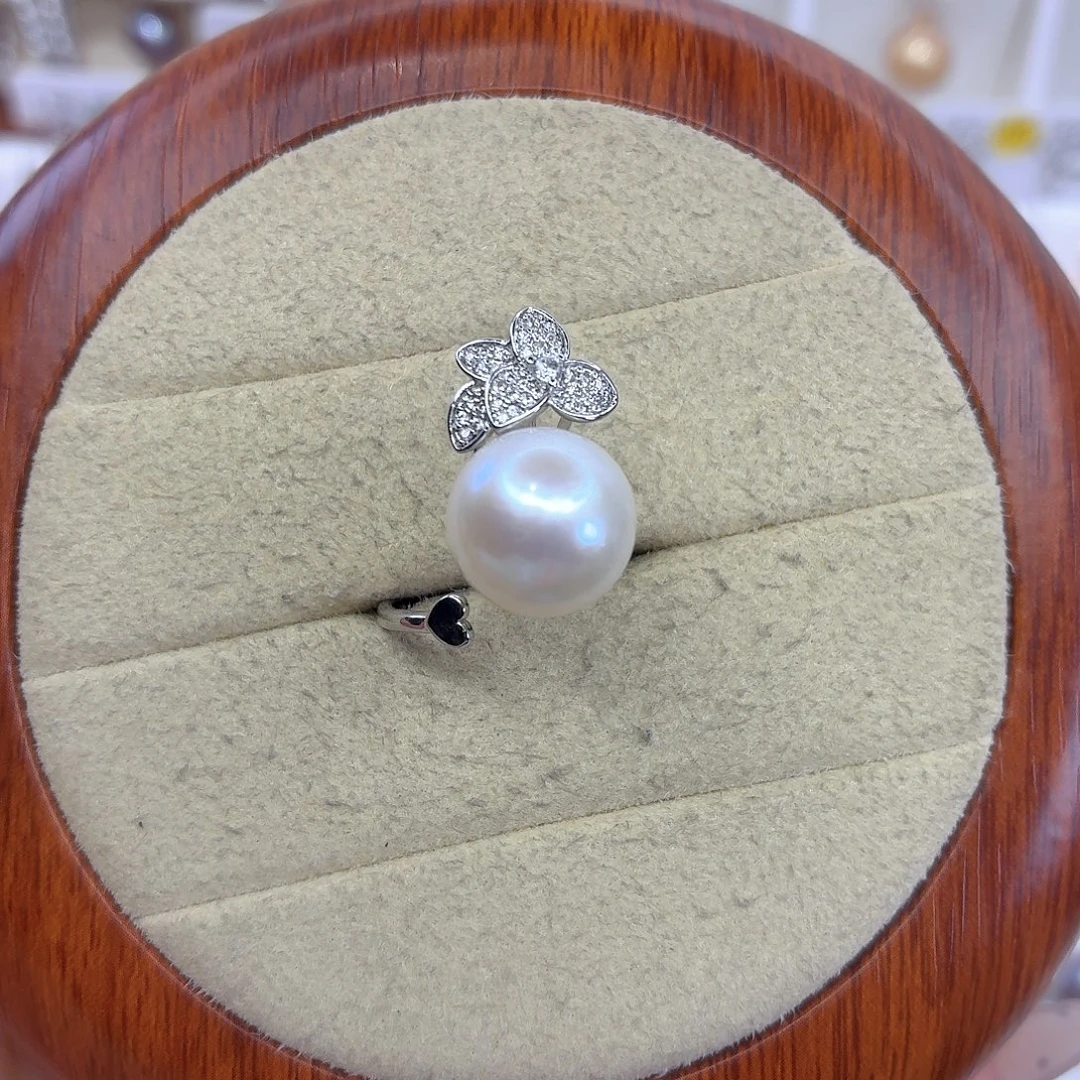 戒指合金淡水珍珠