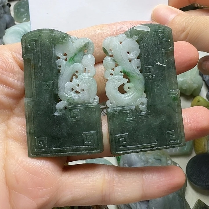 定制翡翠未镶嵌毛货