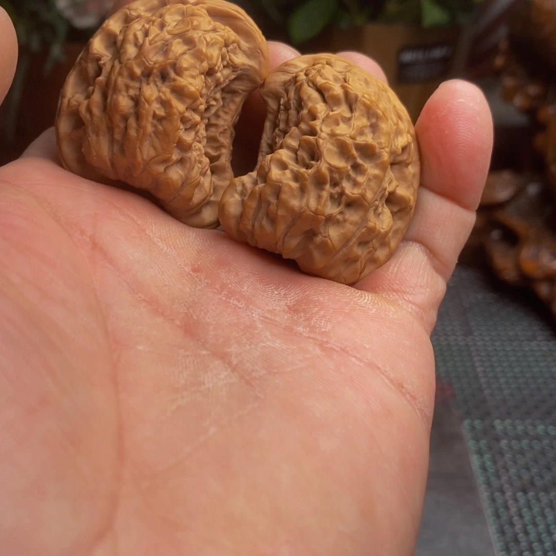 文玩核桃。座山雕核桃
