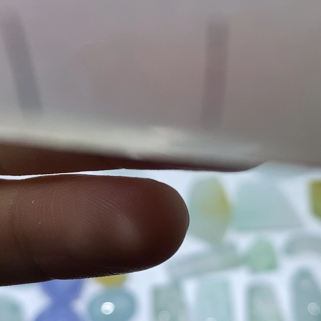 煙***火翡翠未镶嵌颈饰6544
