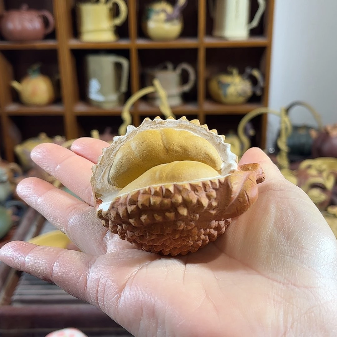 茶宠紫砂榴莲紫砂