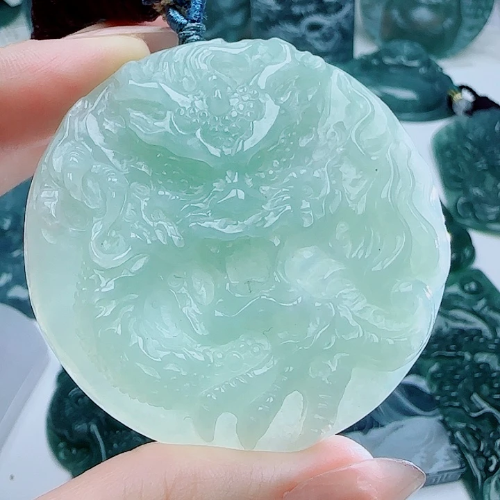 翡翠未镶嵌颈饰14689963112