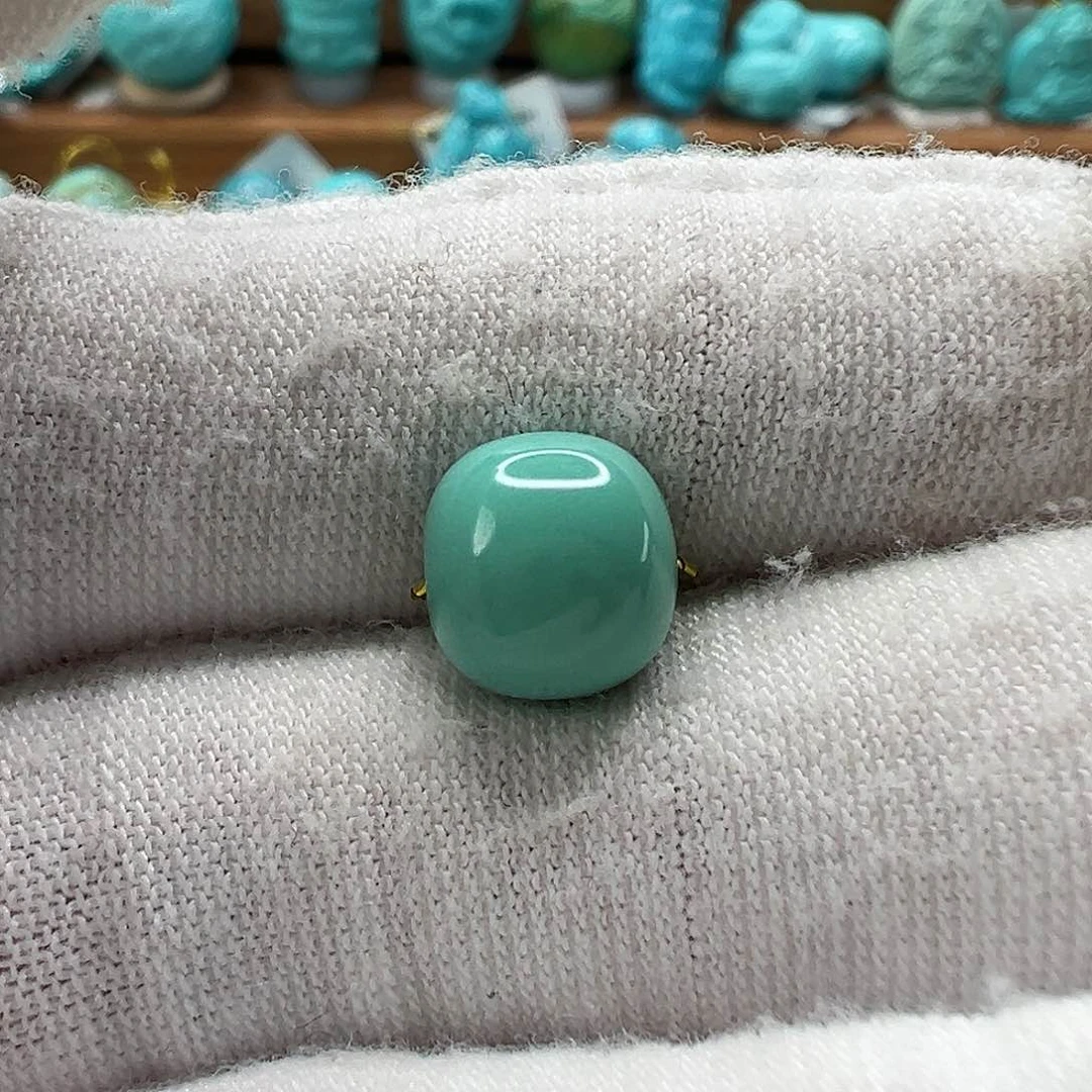 绿松石老型珠 未镶嵌