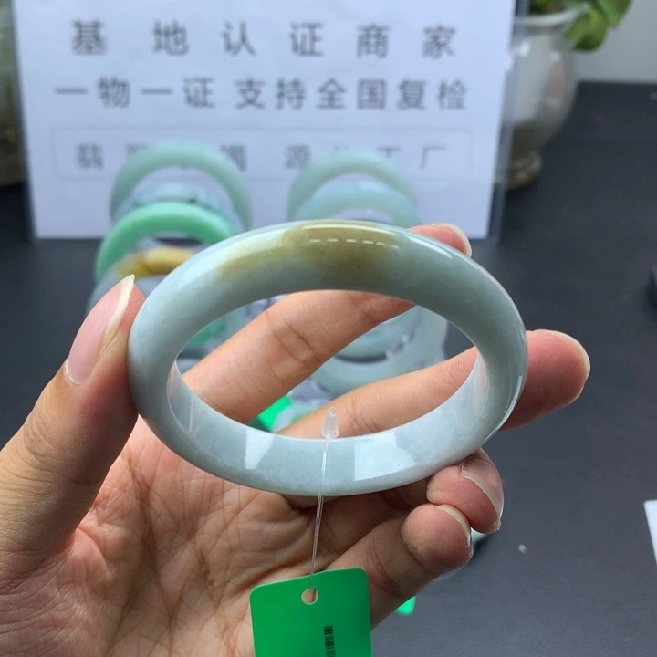 未镶嵌手镯翡翠55-56正圈