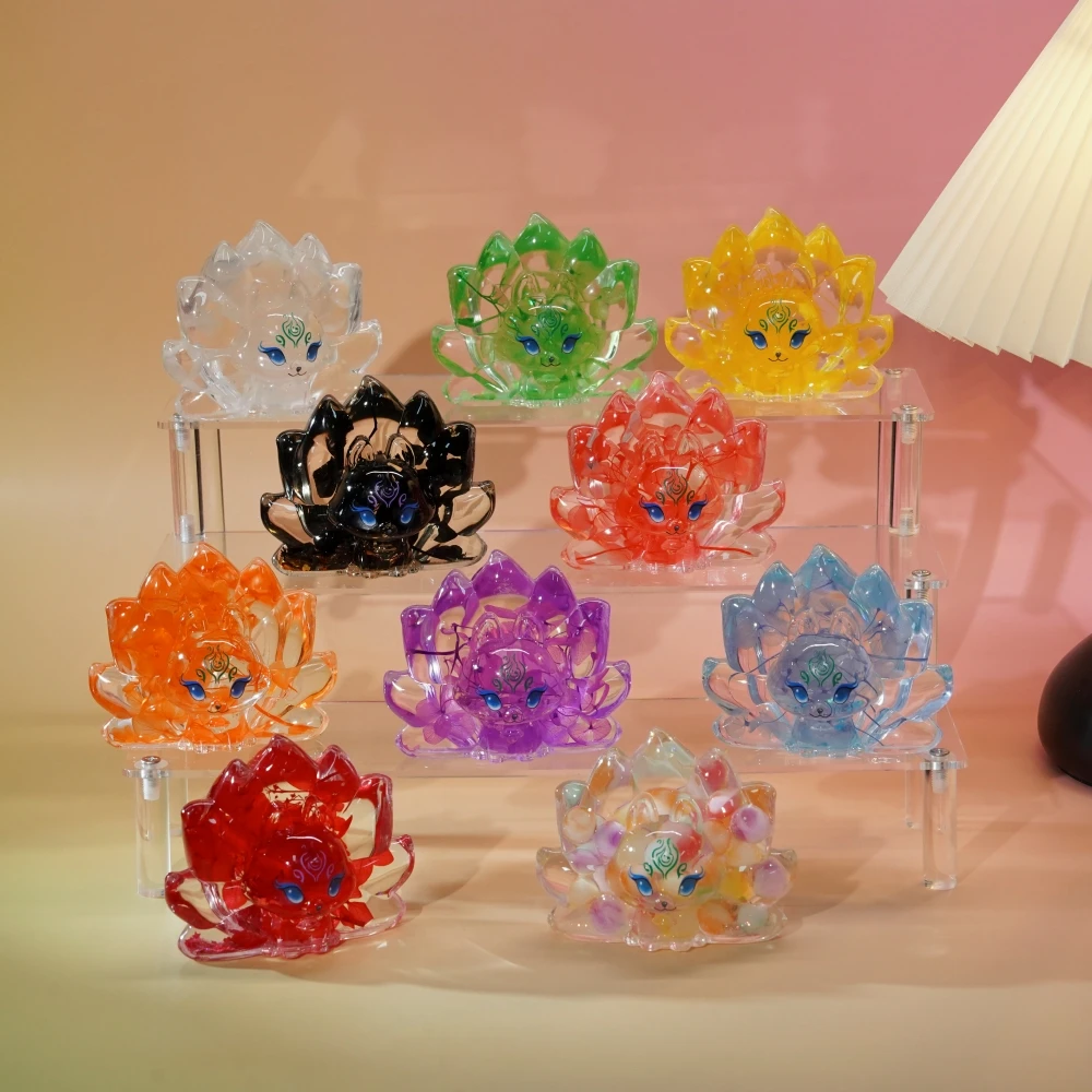 20成团【九尾狐干花】一组10色桌面摆件摆件