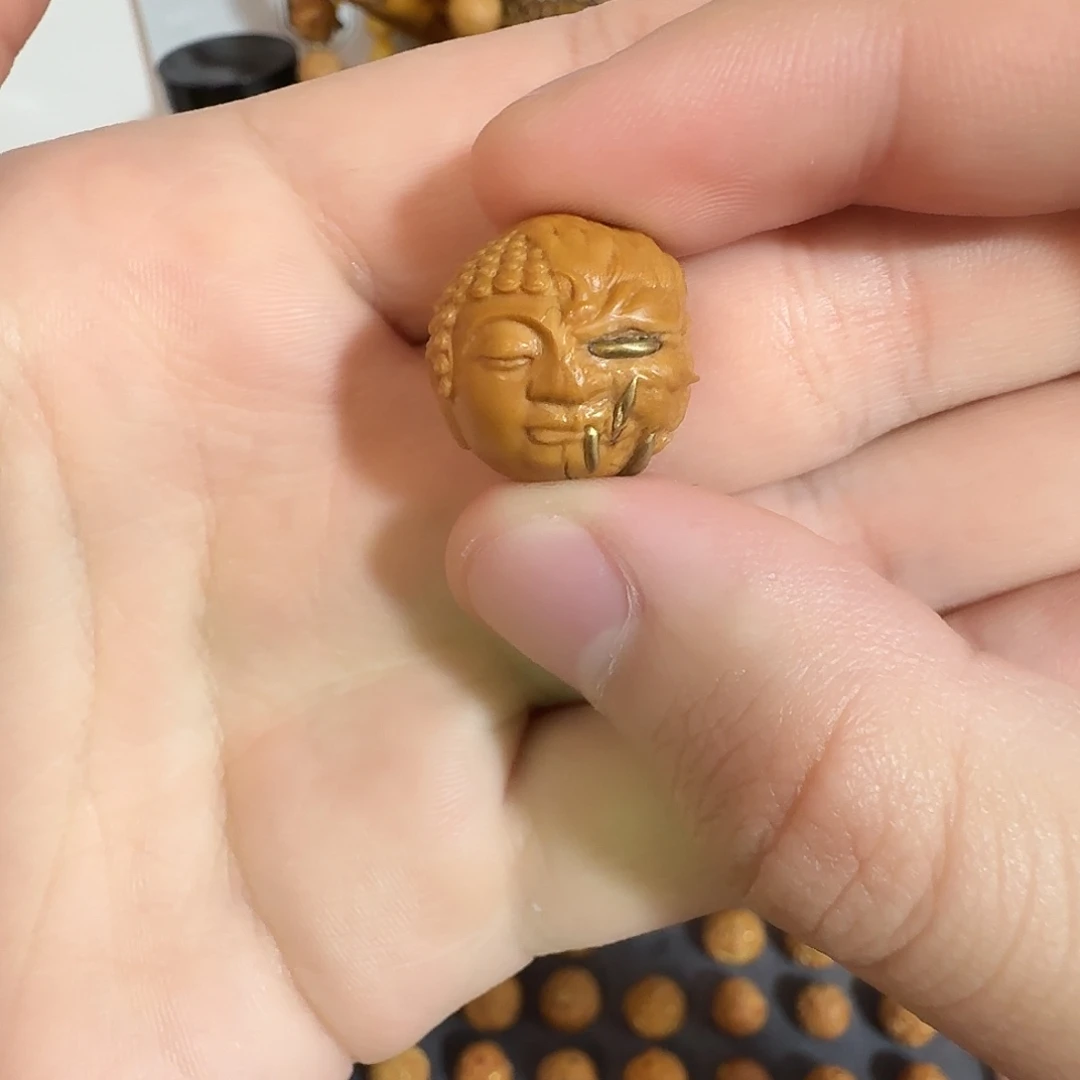 猴头核桃吊坠一念神魔
