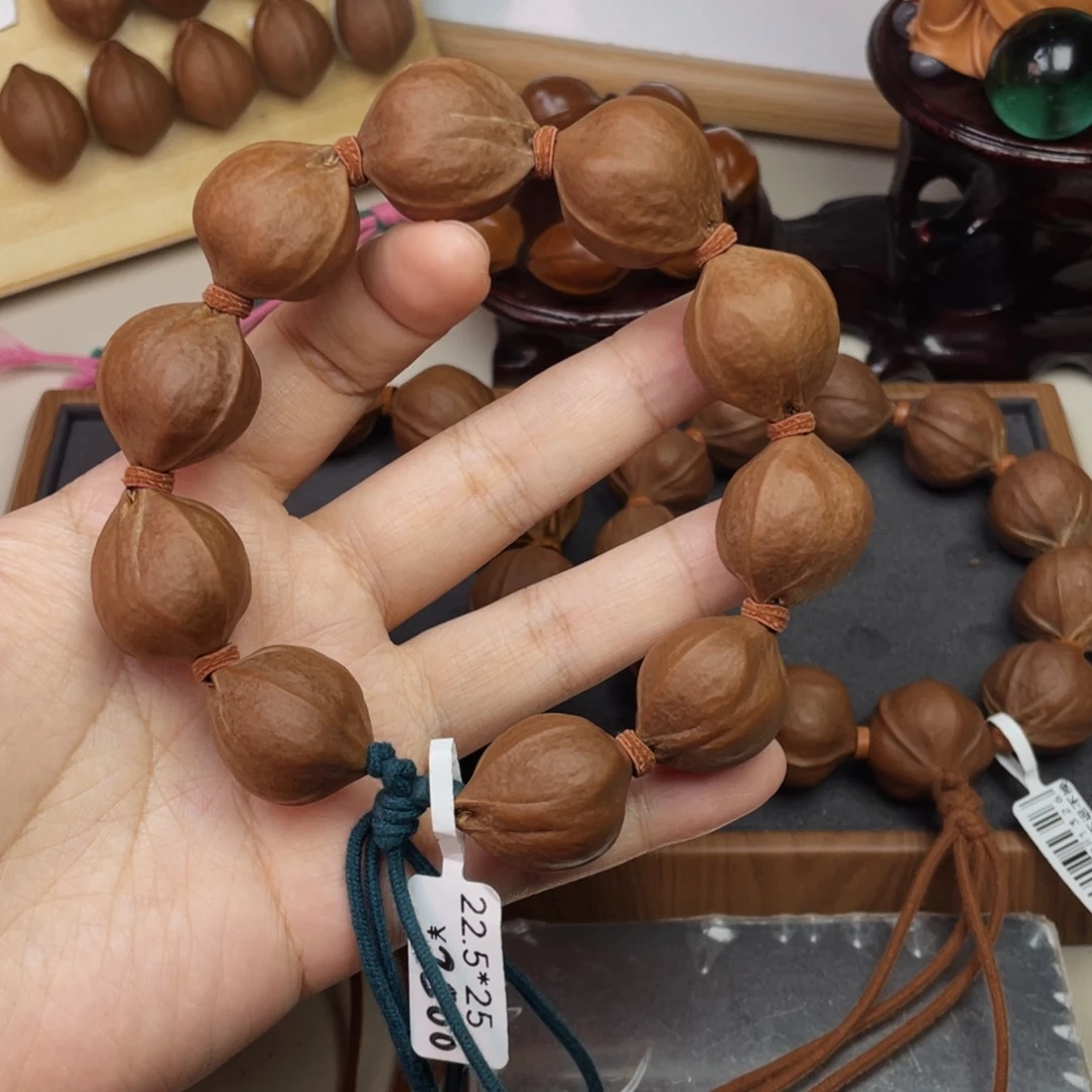 梦***少橄榄核手串/手链22.525梅林铁核