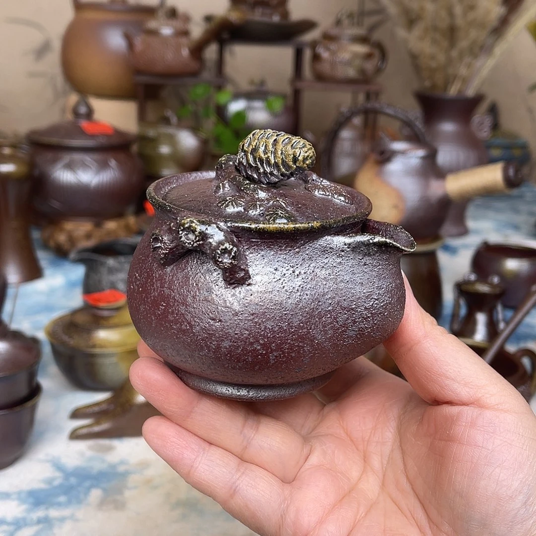 仿生松果手工宝瓶送杯