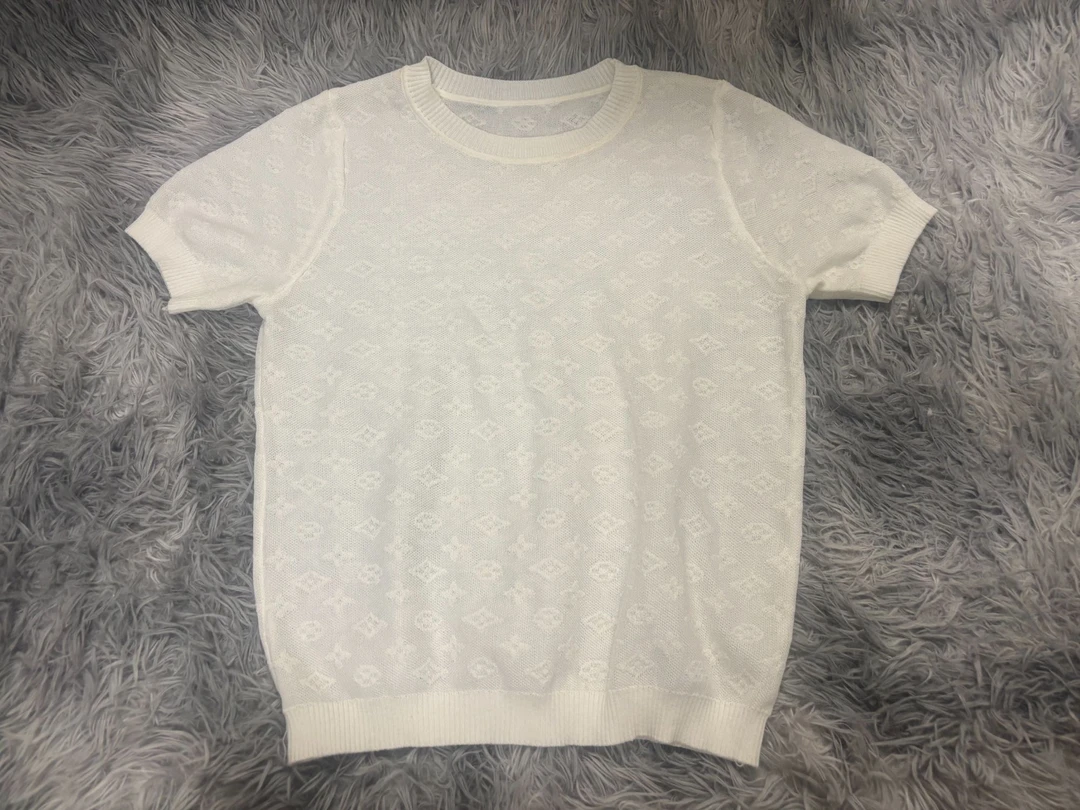 A170号    白色2025新款时尚百搭短袖轻奢