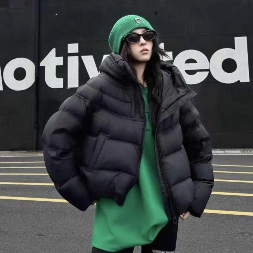 高档泡芙加厚保暖韩系简约新款外套百搭面包服4987[SY]J