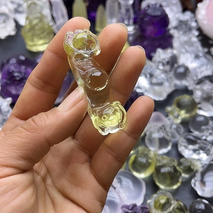 水晶摆件未镶嵌吊坠