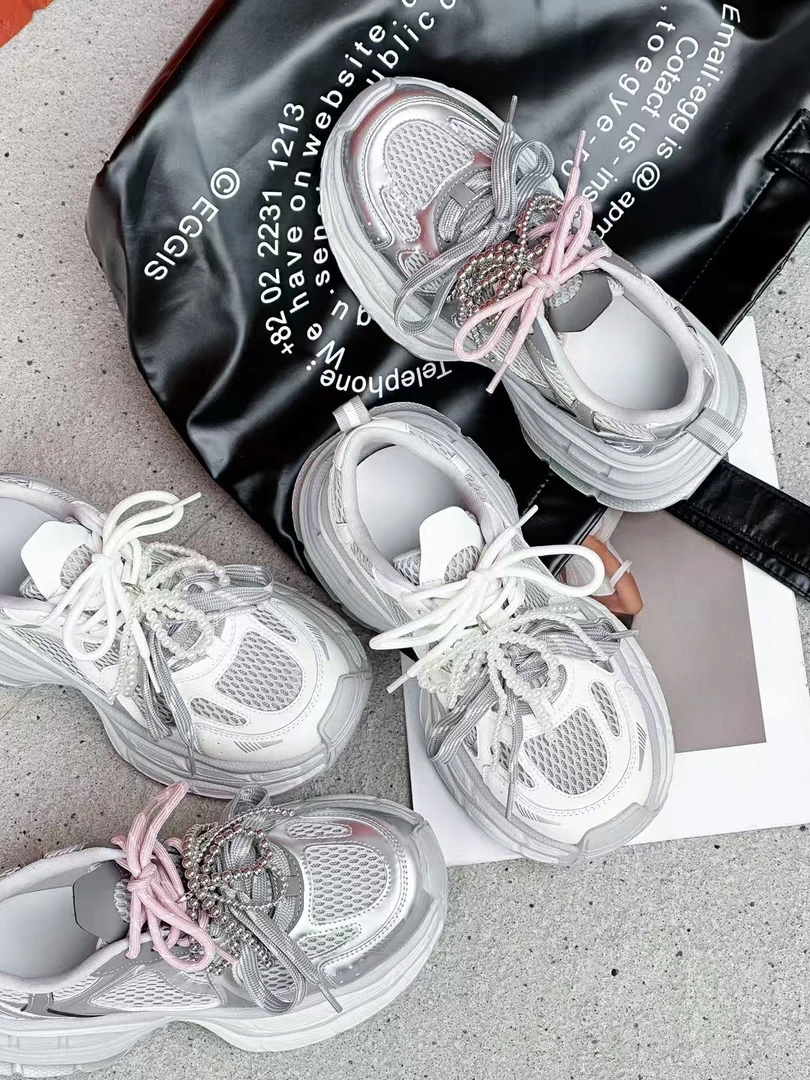 艾米奇老爹鞋圆头春季增高时尚休闲鞋潮鞋夏季时尚ins透气