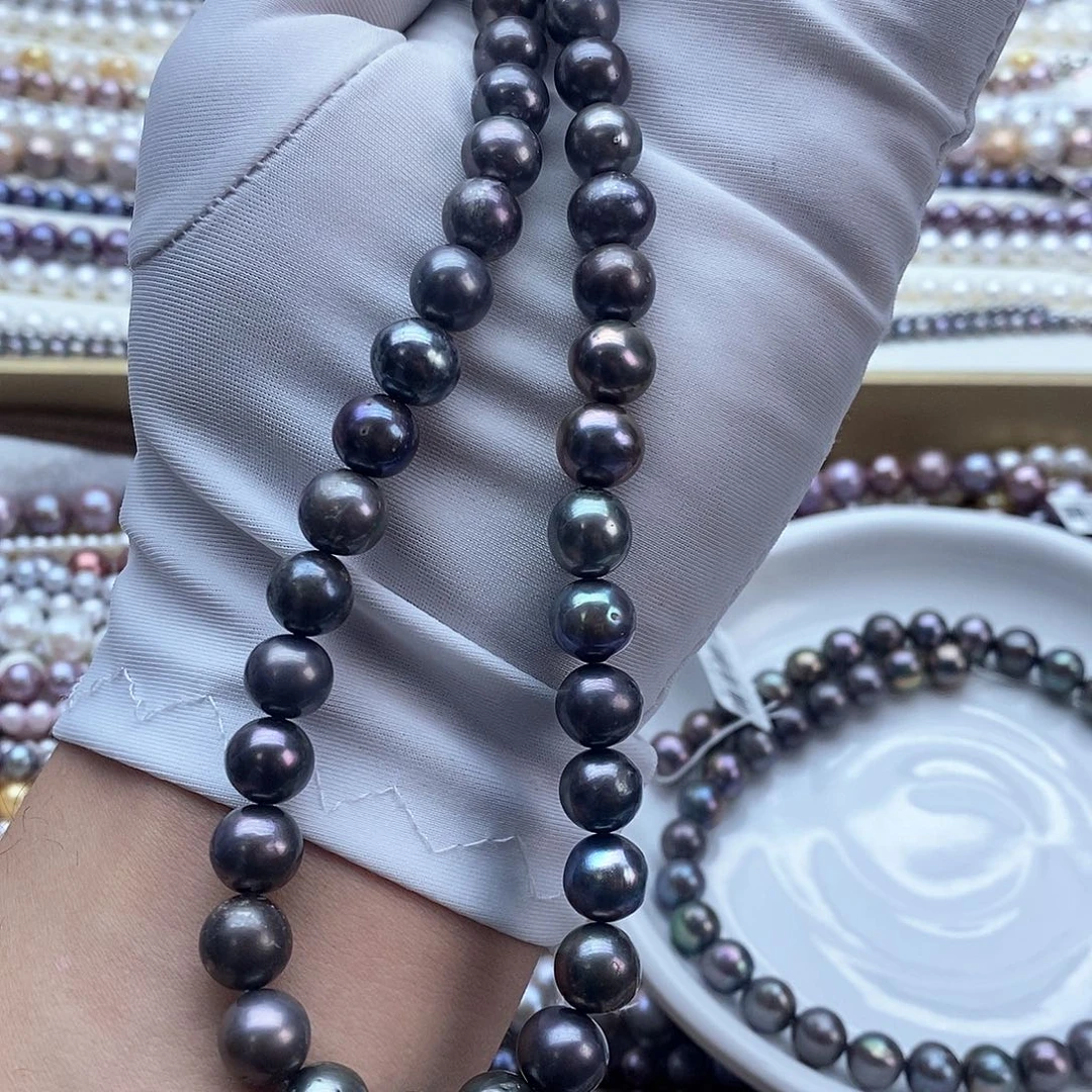 海水珍珠颈饰银S925镶嵌