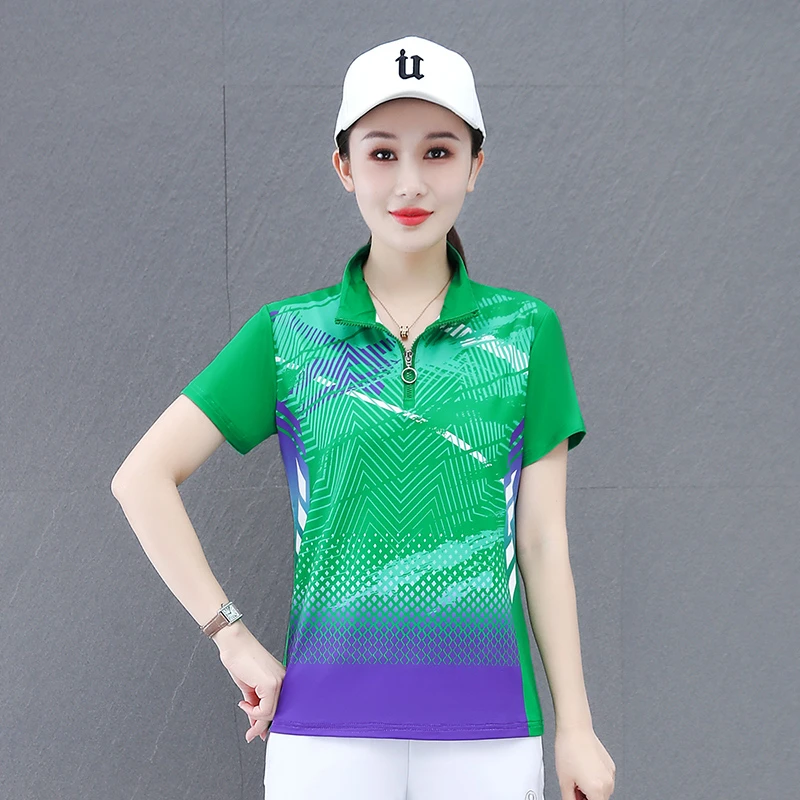 夏季速干透气上衣女士运动休闲百搭时尚运动跑步T恤