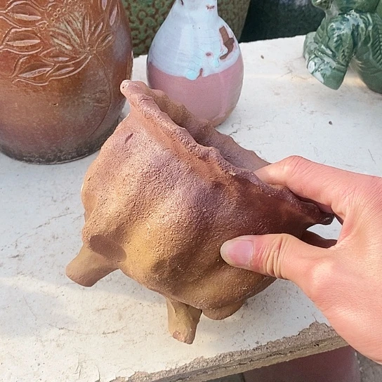 【闪购商品】紫砂花盆瑕疵16.13花盆