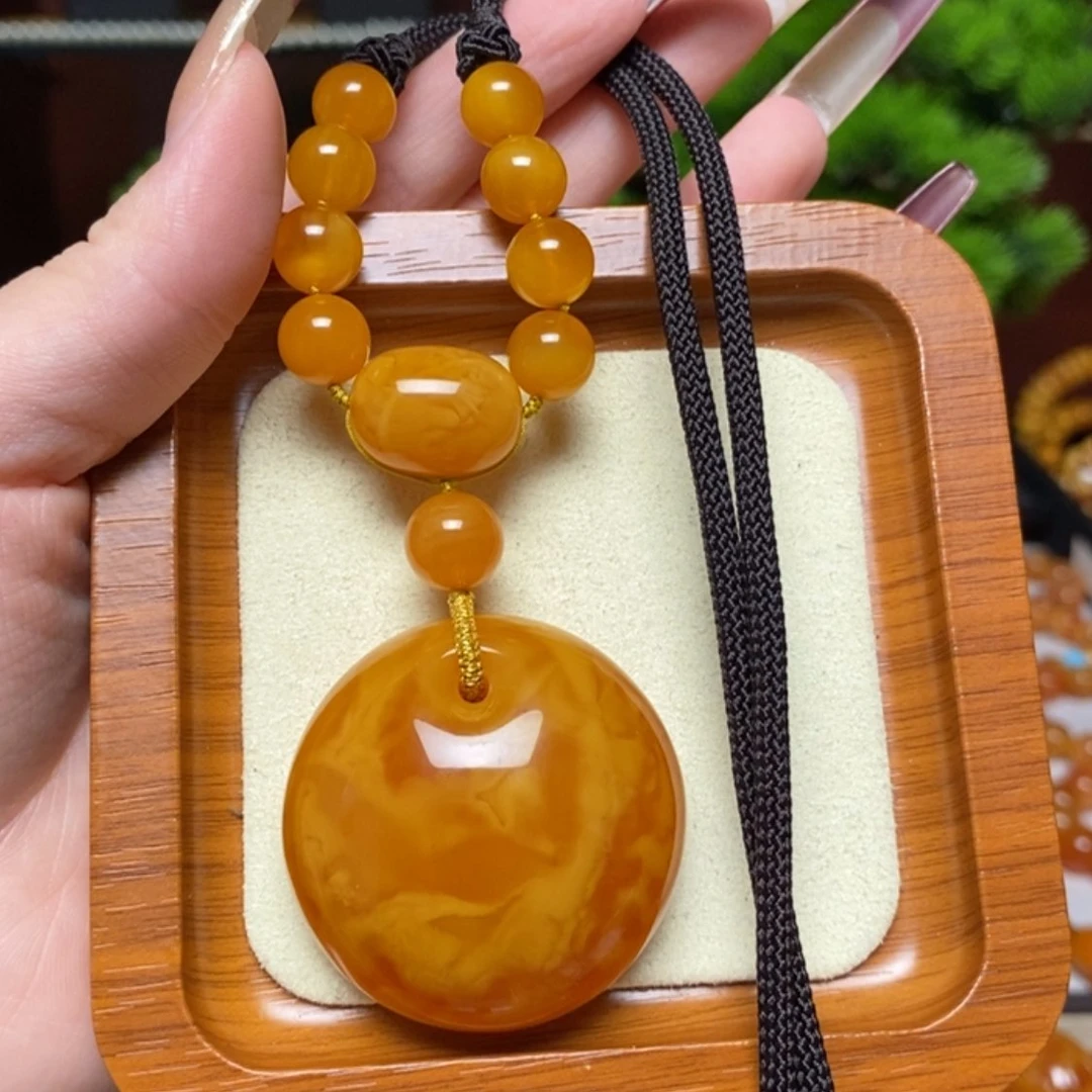 【闪购商品】蜜蜡颈饰未镶嵌项链