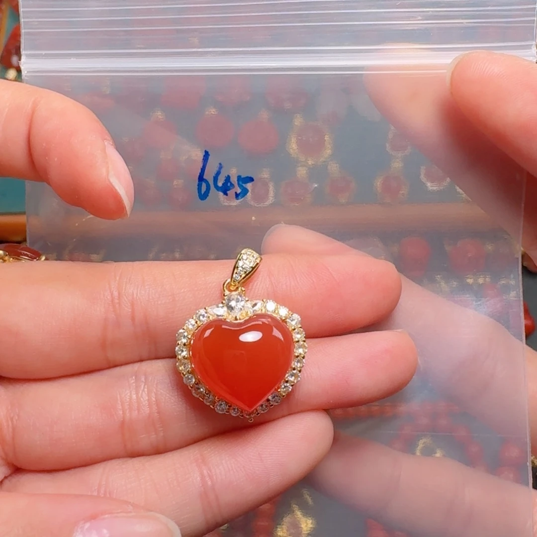 南红玛瑙南红银S925镶嵌