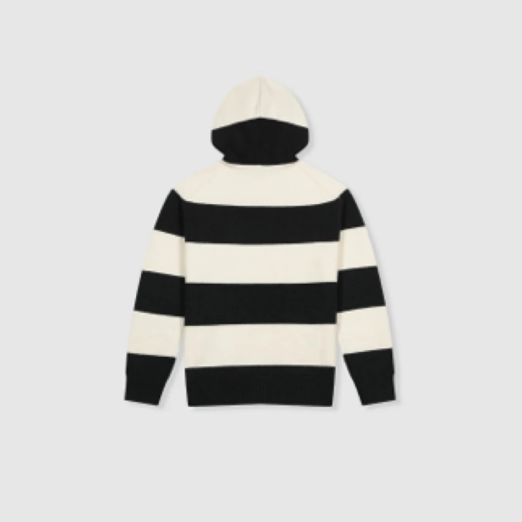 【曲线回廊】百搭连帽毛衣宽松时尚简约休闲潮流NYF020