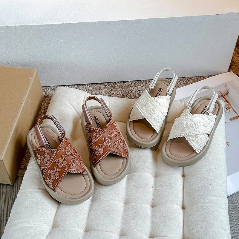 【卡柏童装专属】夏季女童凉鞋儿童鞋子休闲公主度假风小女孩沙滩鞋