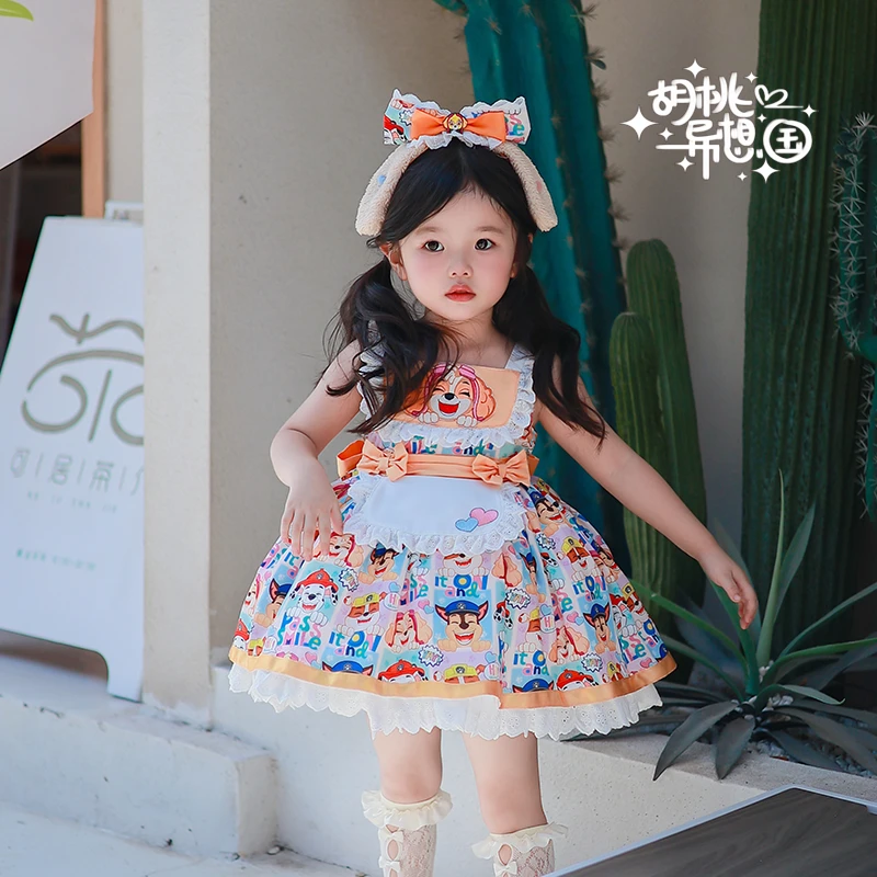 黄色汪汪队洛丽塔连衣裙