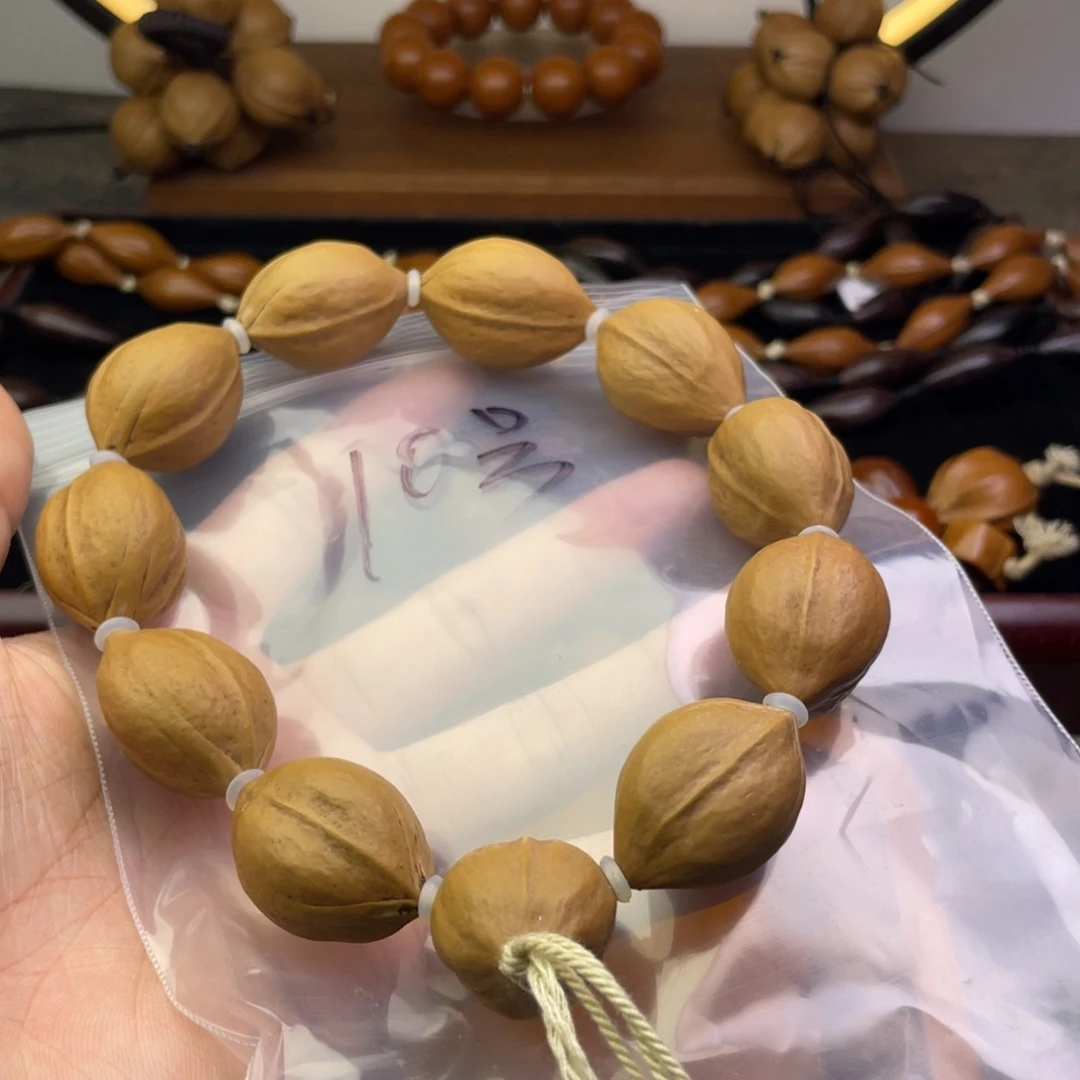 橄榄核手串/手链22尺寸老树铁核鸡蛋核长桩10号精品