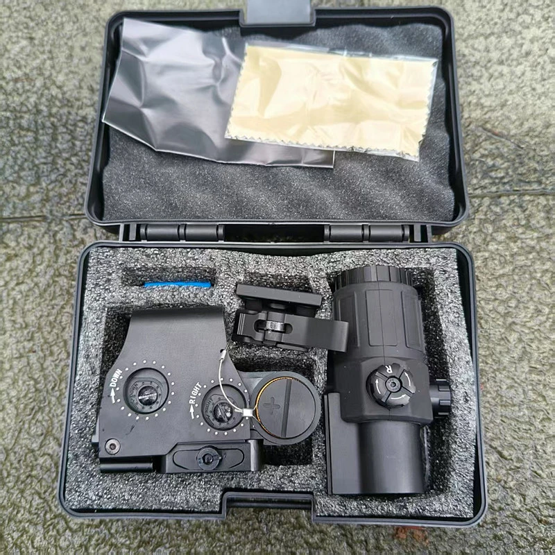 全息瞄准镜户外十字光学瞄准镜增倍镜组合高清抗震光学瞄准器