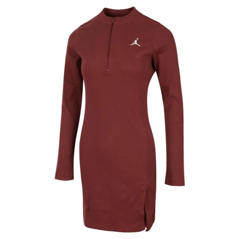 NIKE耐克女子AS W J LS KNIT DRESS流光风长袖连衣裙HF9478-231