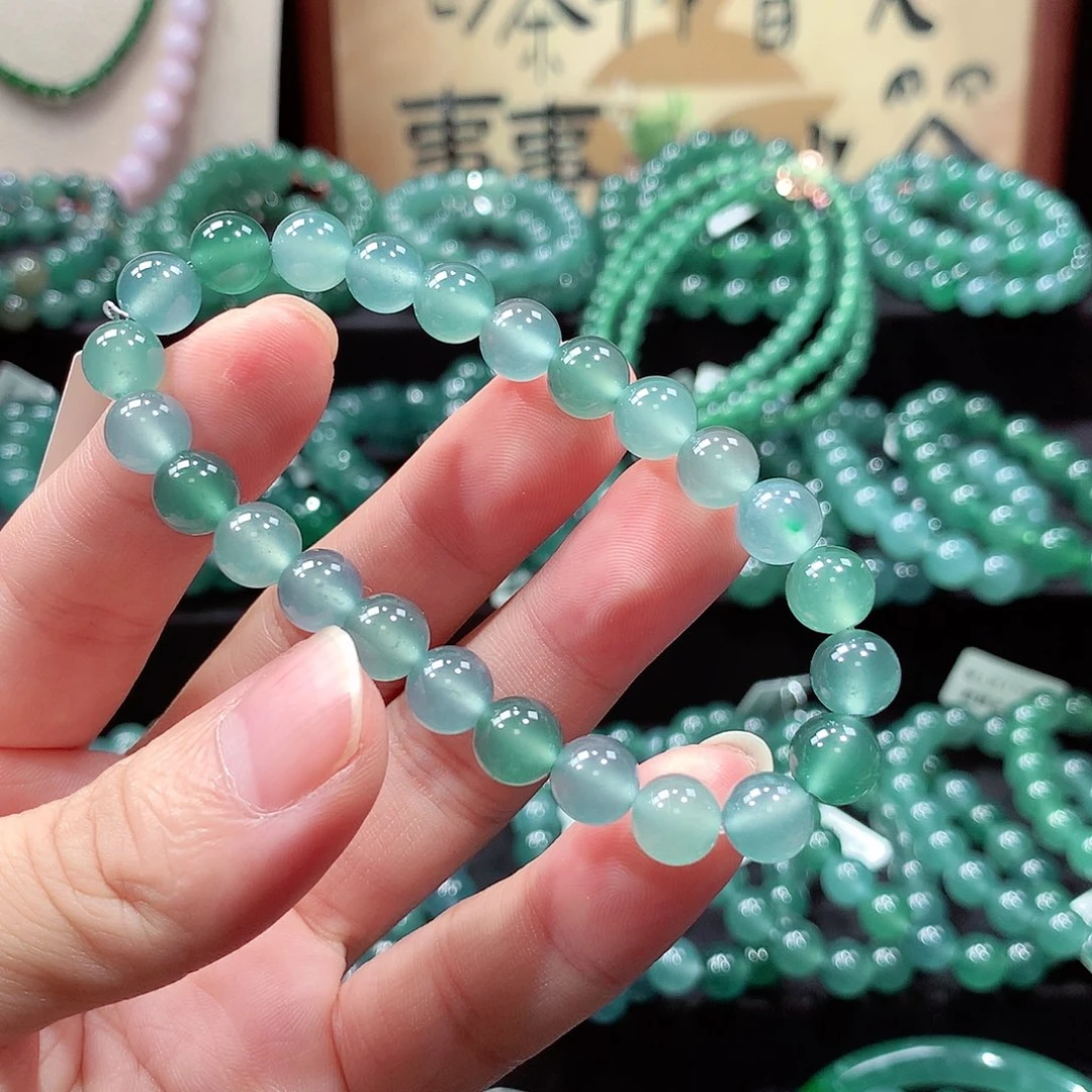 翡翠未镶嵌手链卡8