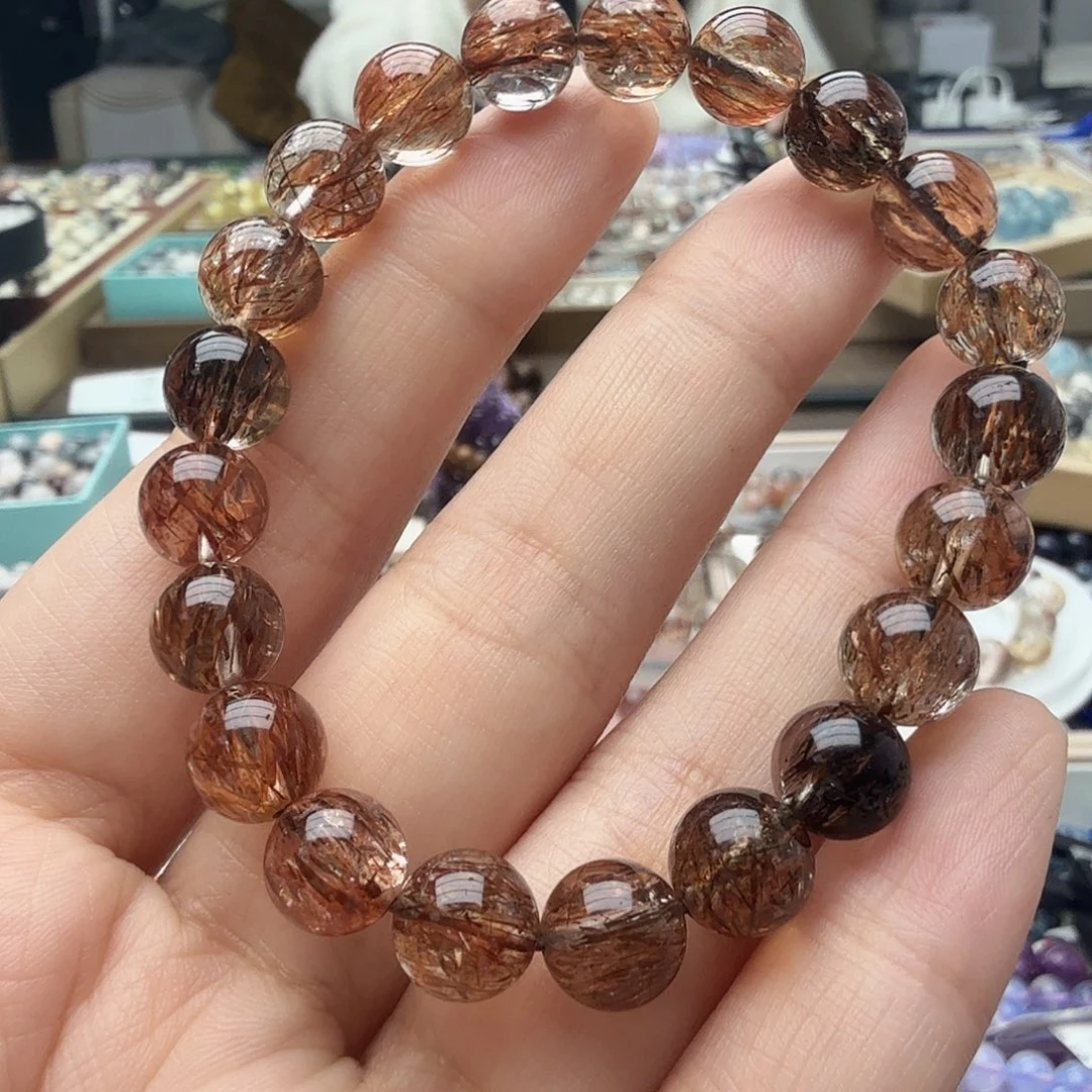 未镶嵌手链水晶黑金超七