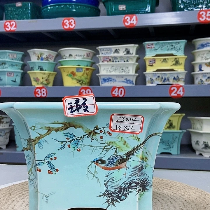 紫砂花瓶紫砂花盆