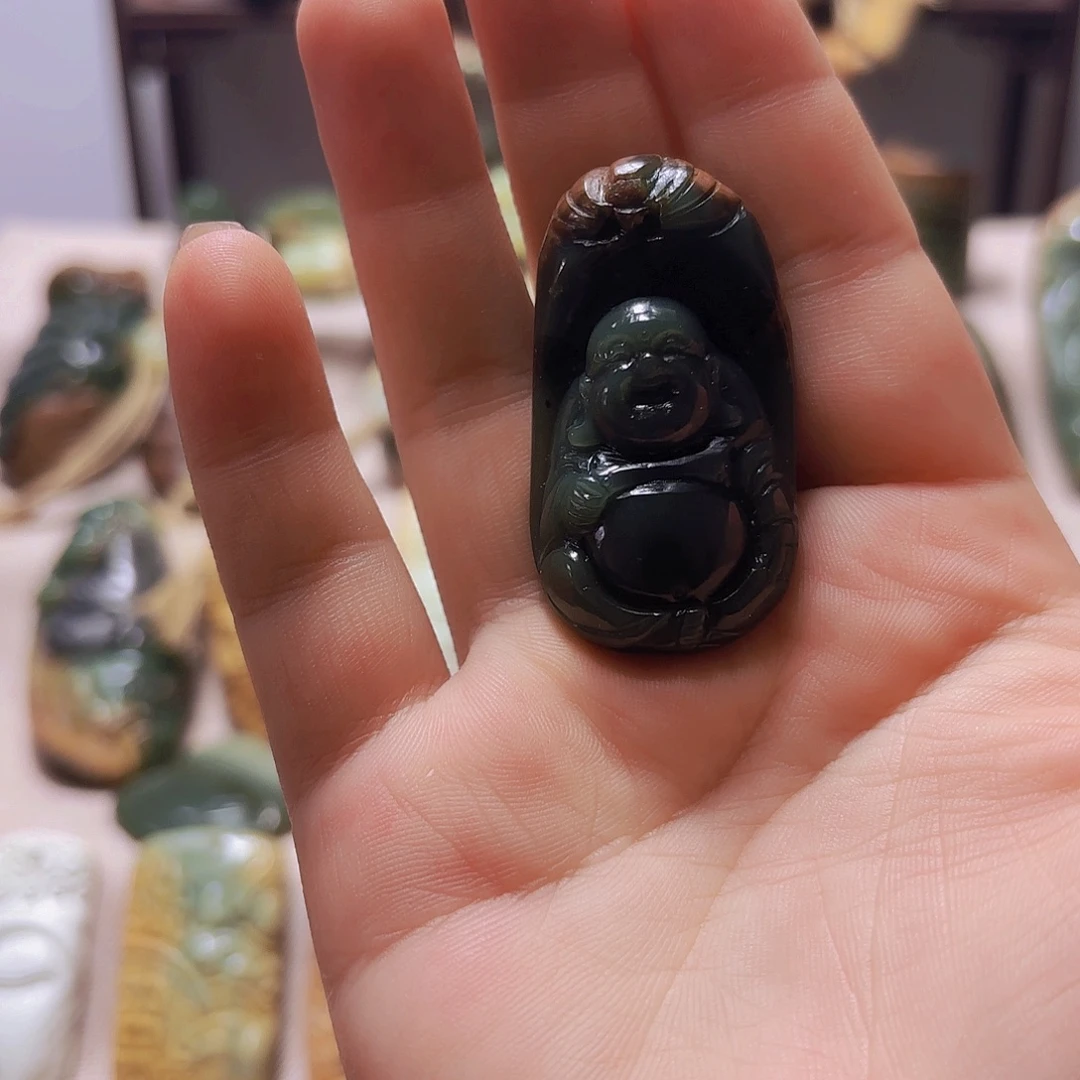 岫岩河磨玉（透闪石质玉）未镶嵌挂件